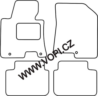 Autokoberce Hyundai i30 03/2012 - Autofit (1854)